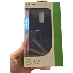 Cricket LG stylo 5 blue phone case